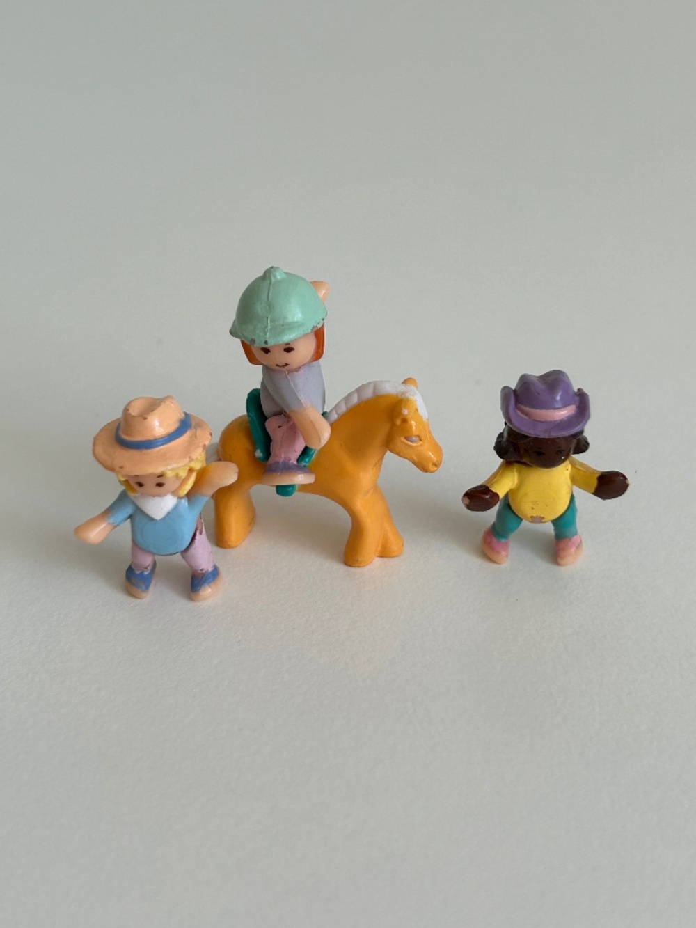 Vintage 90s Bluebird Polly Pocket Happy Horses Set Near Complete (oa2)